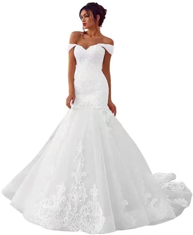Elegant Mermaid Wedding Dresses - Satin Sweep Train V Neck Backless Bridal Gown for Beach, Destination & Outdoor Weddings | Perfect for Boho, Romantic & Summer Weddings