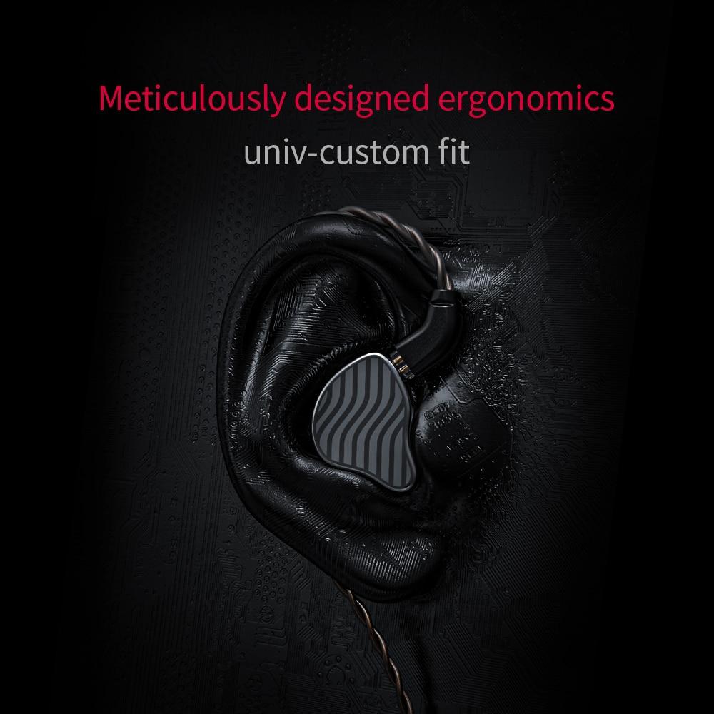 FiiO Jadeaudio JH3 Hybrid Driver In-Ear Monitors - 1DD + 2BA High Resolution Earphones for Audiophiles | Perfect for Studio Recording, Gaming & Travel