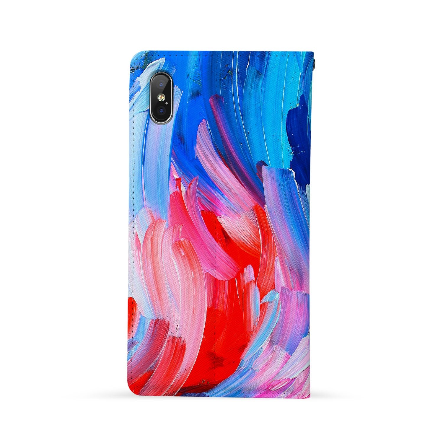 Huawei Wallet Case with Abstract Painting Design - Slim Protective Cover for Credit Cards & Cash - Perfect for Travel, Business, and Everyday Use