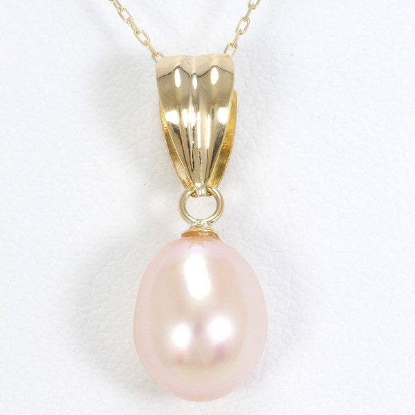 18K Yellow Gold Pearl Necklace for Women - Elegant Bridal Jewelry & Gift for Anniversary, Valentine's Day, Birthday - Perfect for Weddings, Parties and Special Occasions