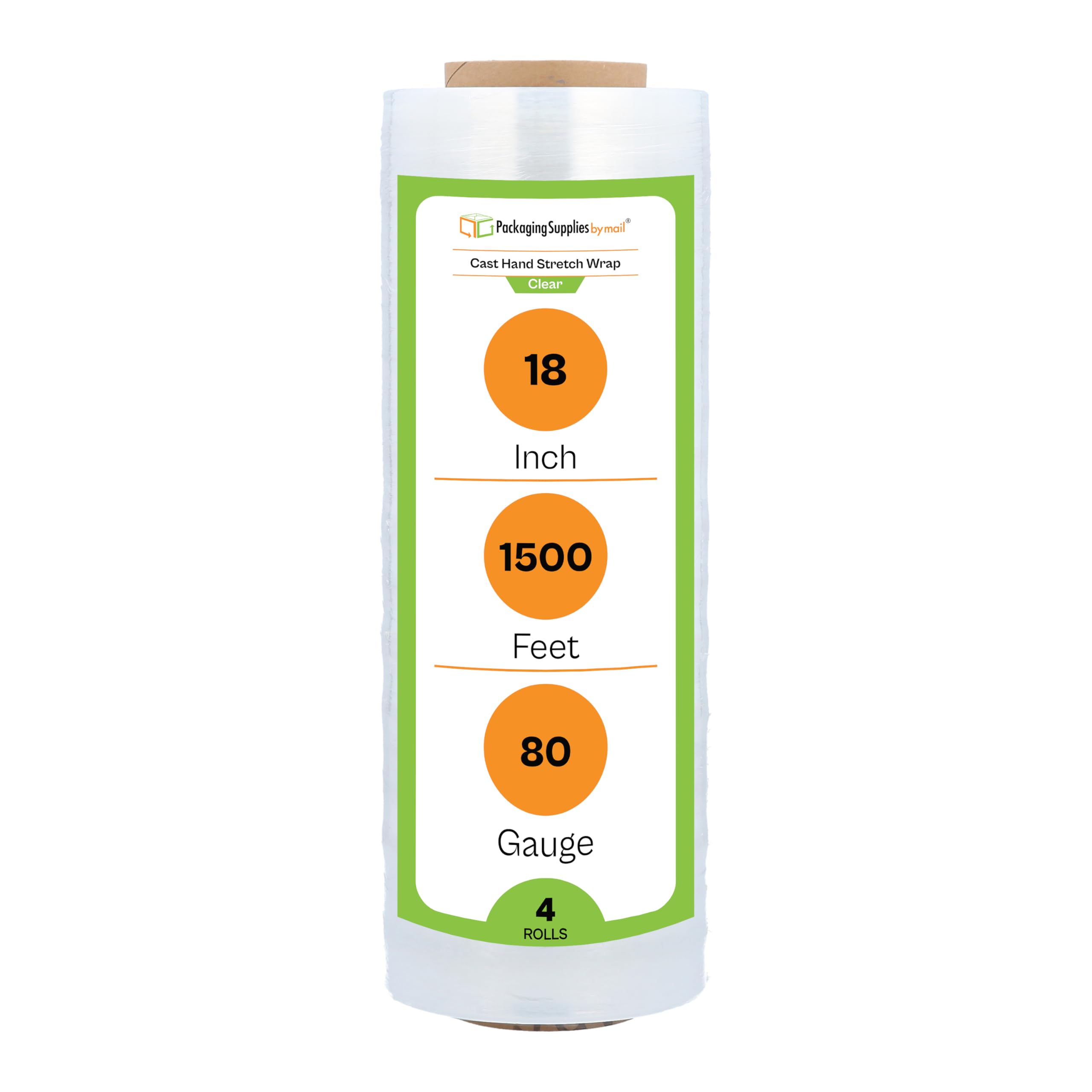 Biodegradable Heavy Duty Stretch Film Wrap - 18