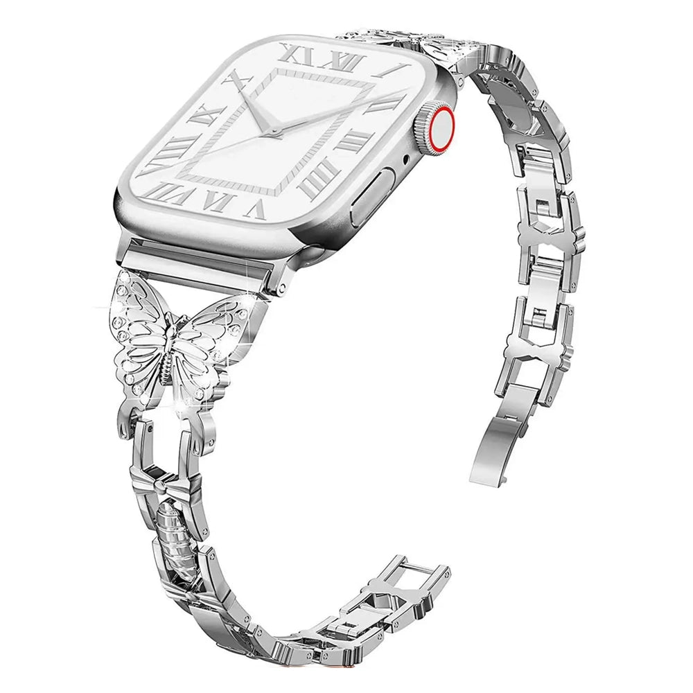 Luxury MajesticLuxe Wing Apple Watch Band for Women - Elegant & Stylish Replacement Strap for Workouts, Office & Everyday Wear