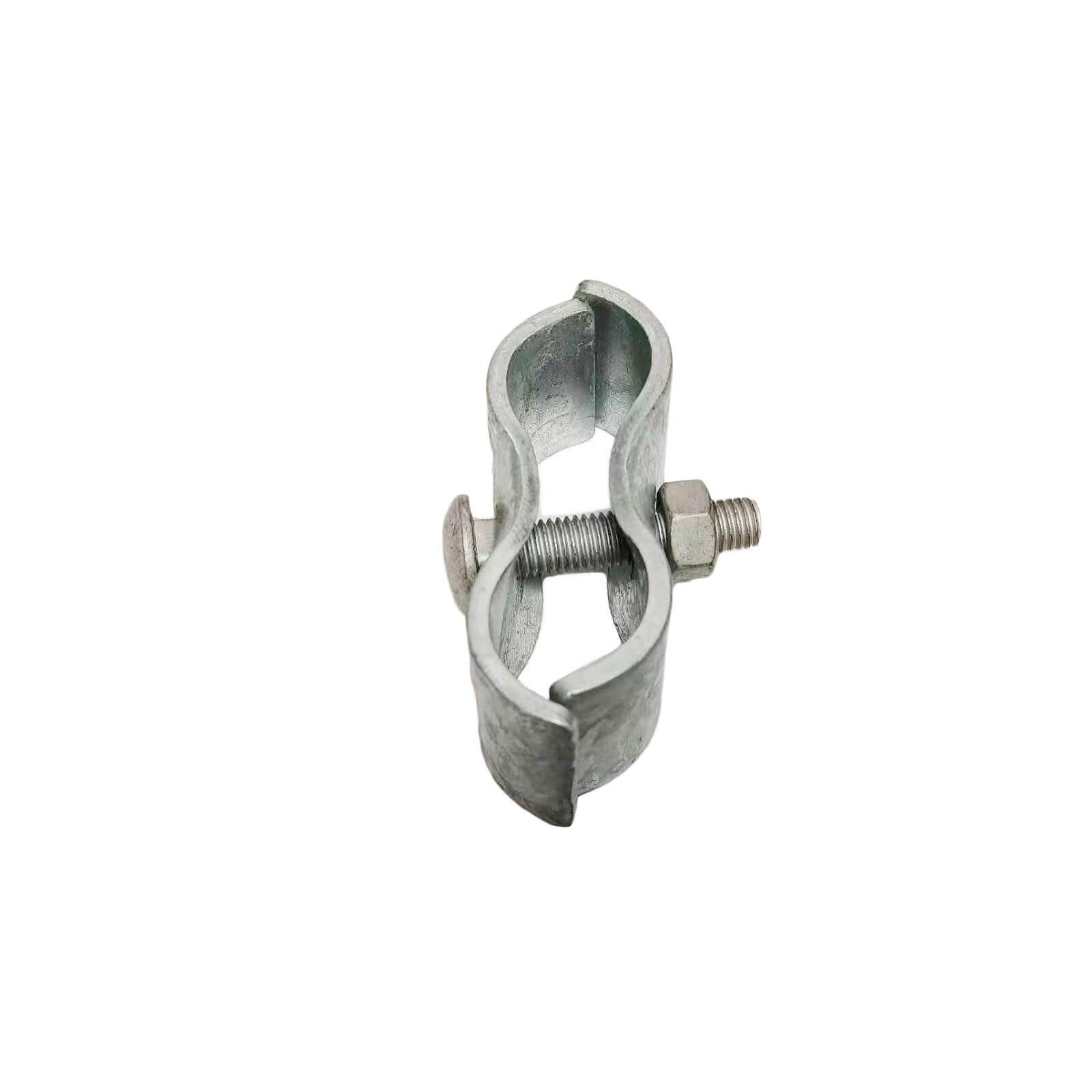 Heavy Duty Chain Link Fence Panel Clamps - 8 Pack Saddle Clamps for 1-5/8