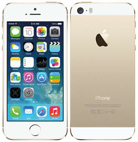 Apple iPhone 5S 16GB Unlocked Smartphone - Grade A Refurbished Gold (Perfect for Travel, Backup Phone, or Light Users)