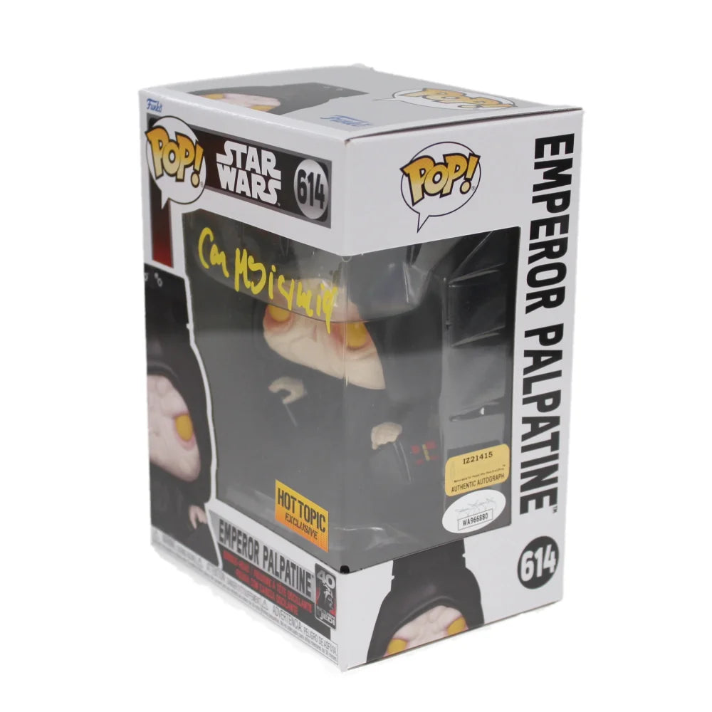 Ian McDiarmid Signed Funko Pop Star Wars Emperor Palpatine 614 - JSA COA Autograph - Collectible Action Figure for Star Wars Fans & Memorabilia Collectors - Perfect for Display, Gifts & Conventions