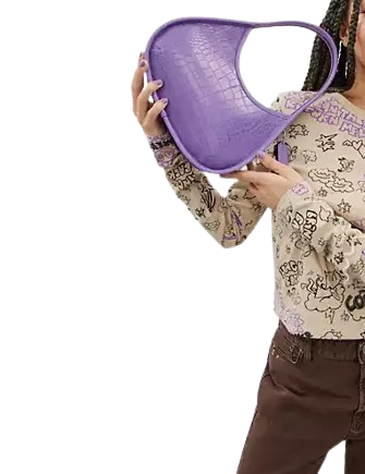 Coach Ergo Bag in Croc Embossed Leather - Stylish Crossbody Purse for Women | Perfect for Work, Travel & Everyday Use