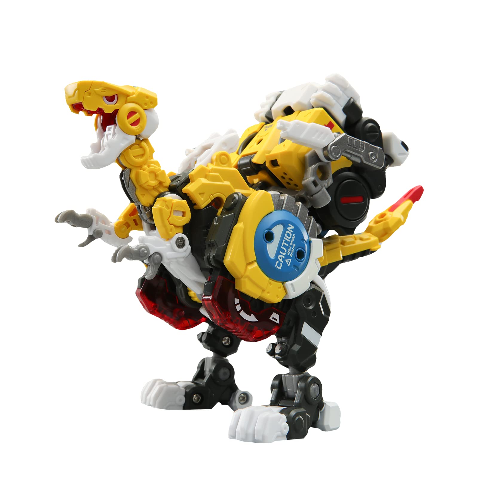 52TOYS Beastbox MEGA DIO Dinosaur Transforming Action Figure - 2-in-1 Dino Mecha & Cube Collectible Toy - Perfect Gift for Teens & Adult Collectors | Birthday Party, Display Shelf, Anime Convention Cosplay Prop