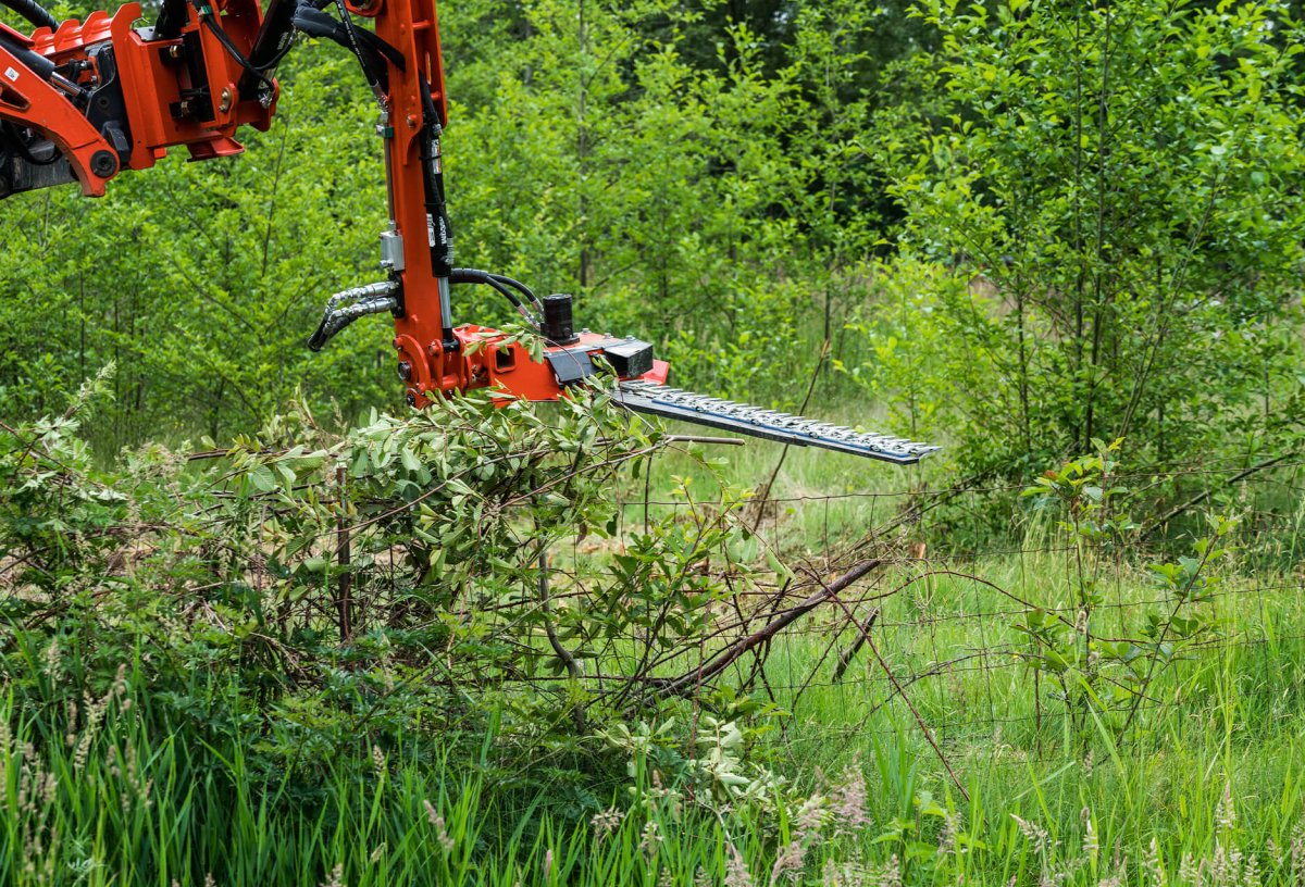 5 Ft. Raptor Mounted Sickle Bar Mower Attachment - Heavy Duty Brush Cutter for Tractors, Ideal for Pastures, Fields & Roadside Maintenance
