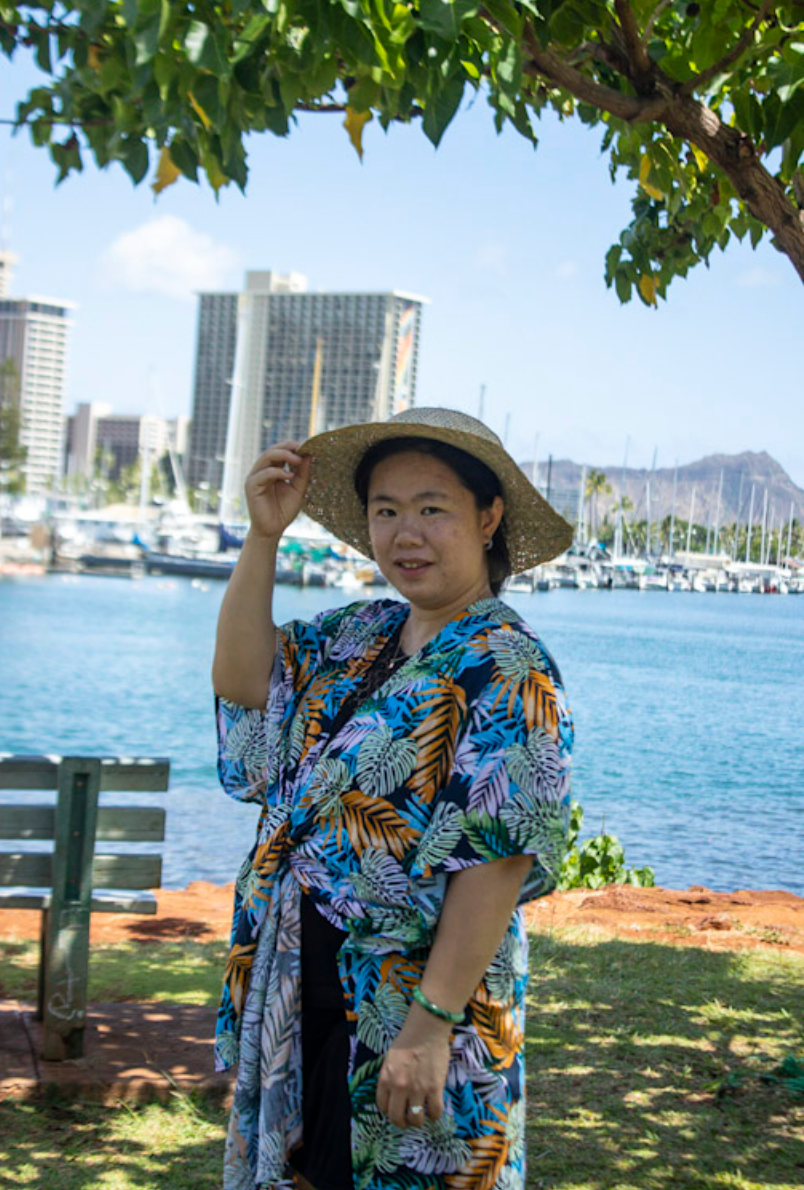 Nikki Green Monstera Blue Cover Up - Stylish Swimwear Cover Up for Beach, Pool, and Summer Vacations