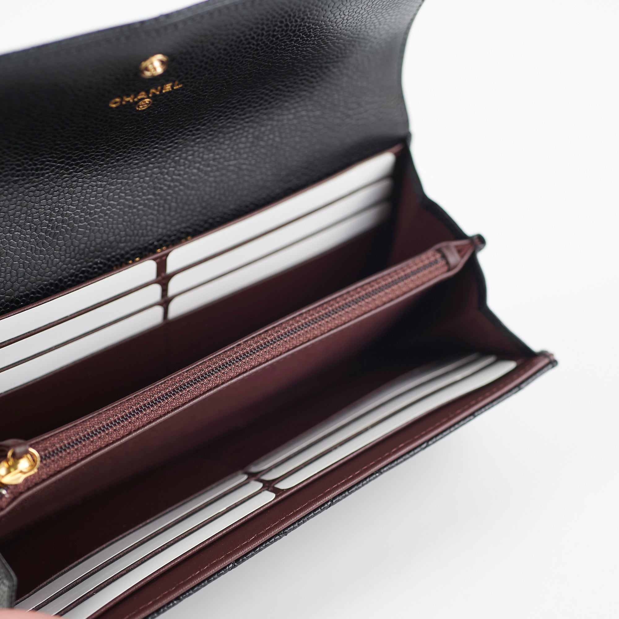 Chanel Caviar Quilted Large Wallet Black - Luxury Designer Womens Leather Wallet for Everyday Use & Special Occasions