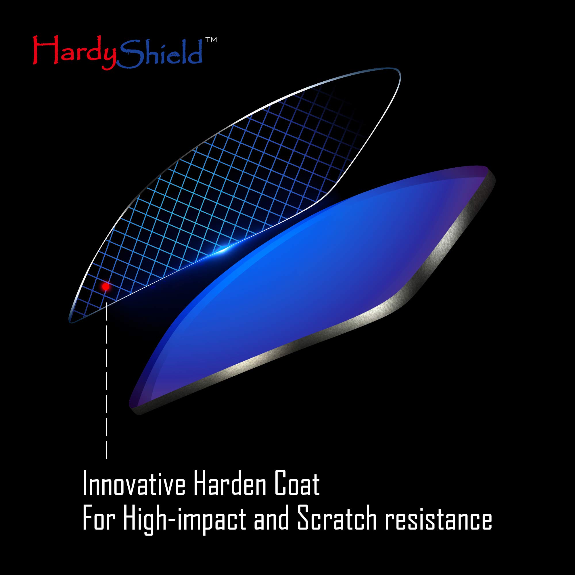 Ensky HardyShield Replacement Lenses for Oakley Splinter Sunglasses - Durable UV Protection, Anti-Scratch, Polarized - Perfect for Cycling, Running & Outdoor Sports