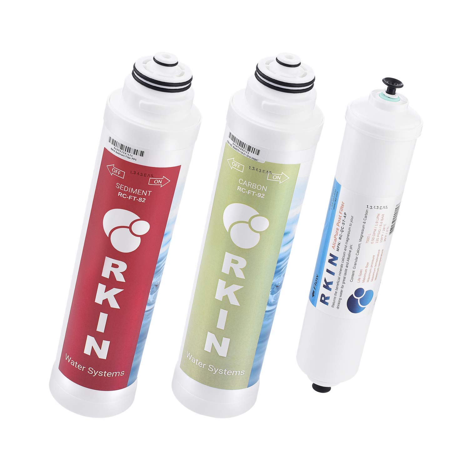 Zero Installation Countertop Water Filter Replacement Kit - Purifier Cartridges for Clean Drinking Water | Perfect for Home, Office, and RV Use