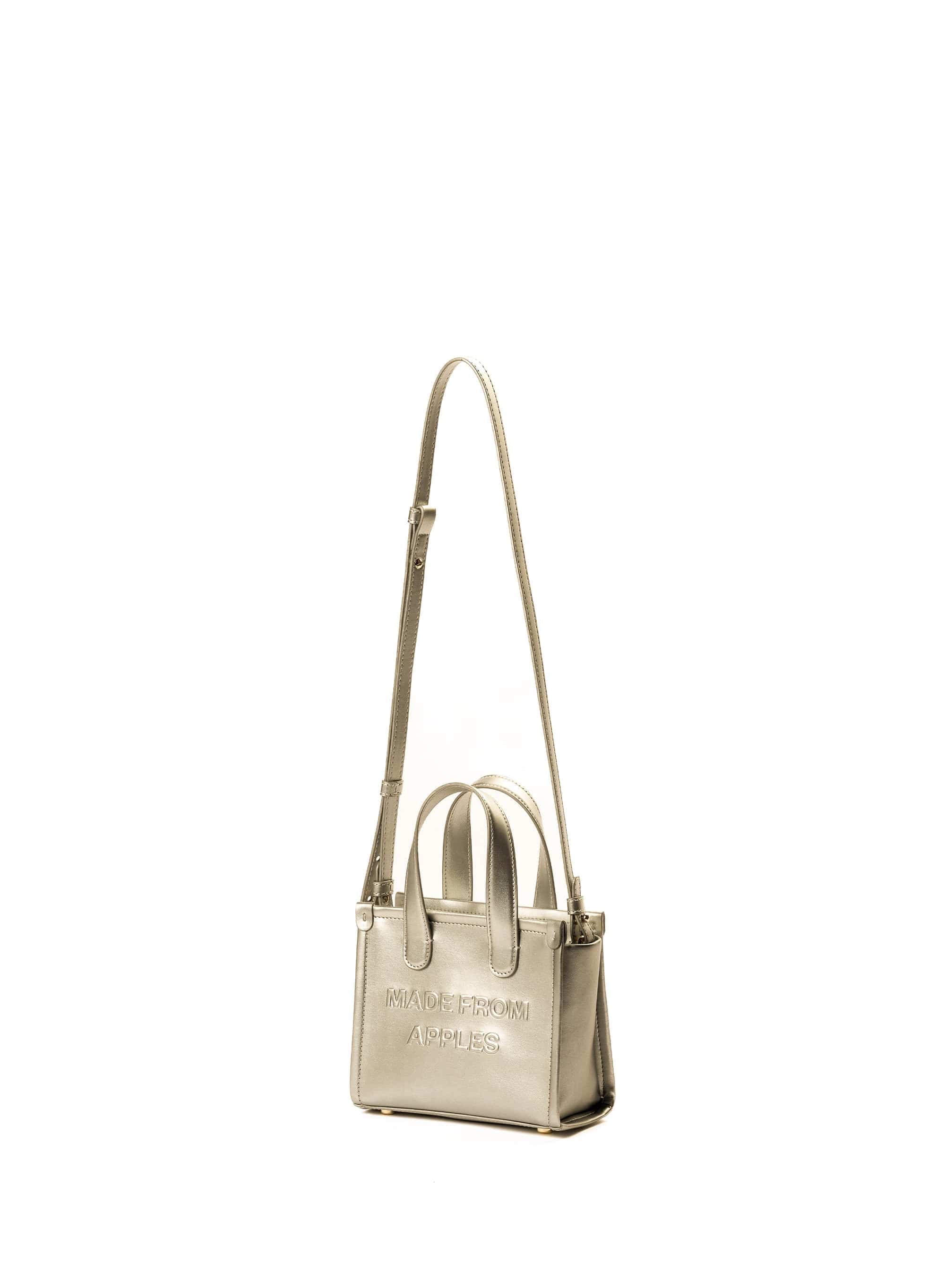 Alma S Vegan Leather Tote Bag for Women | Apple & Champagne Color | Stylish & Eco-Friendly Handbag for Work, Travel & Everyday Use