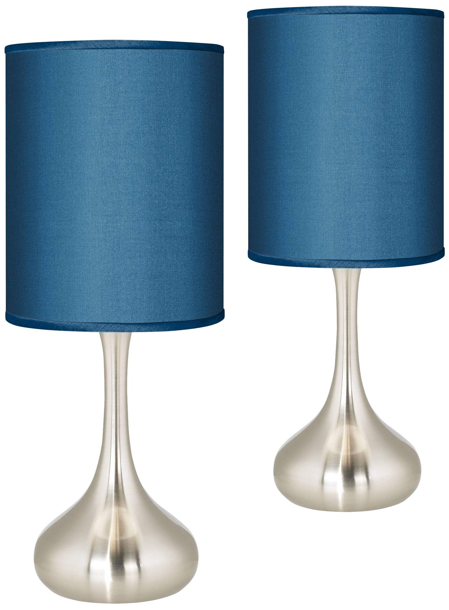 Possini Euro Design Modern Accent Table Lamps - Set of 2, 23.5