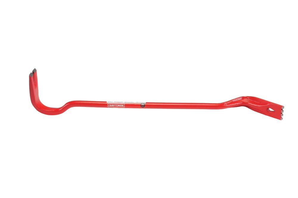 CRAFTSMAN 30-Inch Pry Bar - Heavy-Duty Spring Steel Wrecking Bar with Ergonomic Handle (CMHT82503) | Perfect for Demolition, Construction & Auto Repair