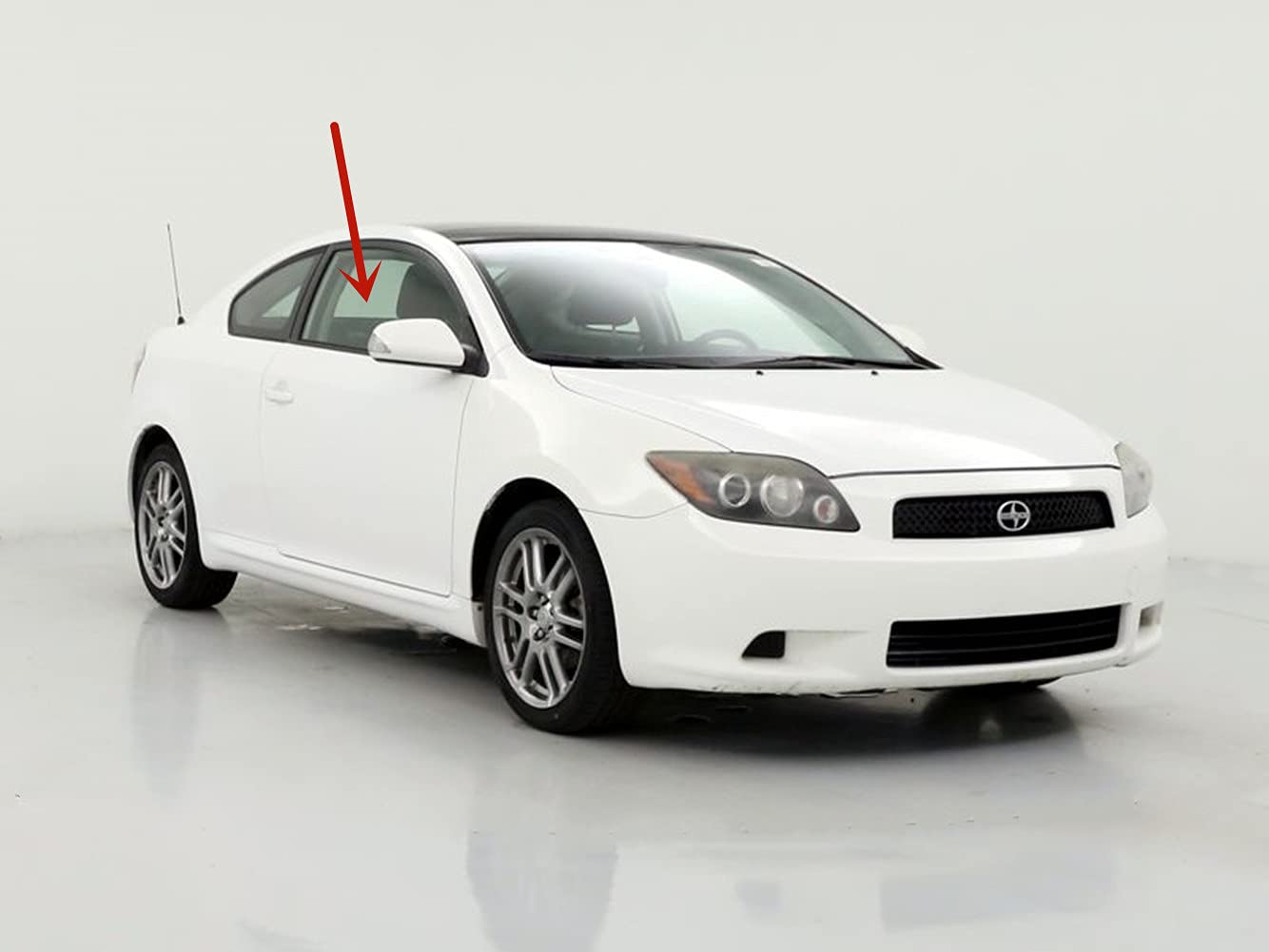 Passenger Side Window Glass Replacement for Scion TC 2-Door Coupe 2005-2010 Models - Right Door Panel - Perfect for Auto Repair & DIY Car Maintenance