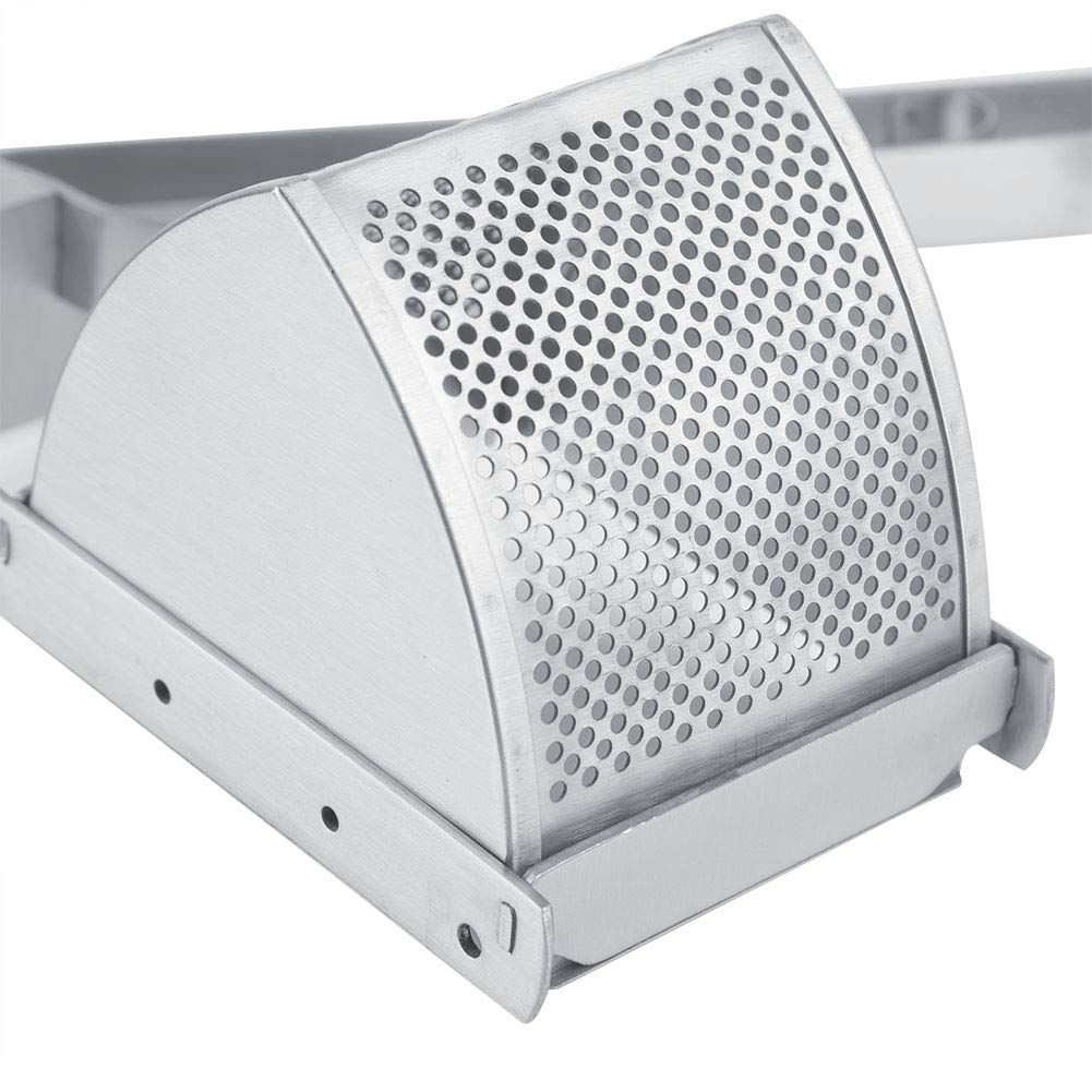 Premium Stainless Steel Potato Masher - Heavy Duty Fruit & Garlic Crusher for Smooth Puree, Guacamole, Baby Food - Ideal for Kitchens, Restaurants & Home Cooking