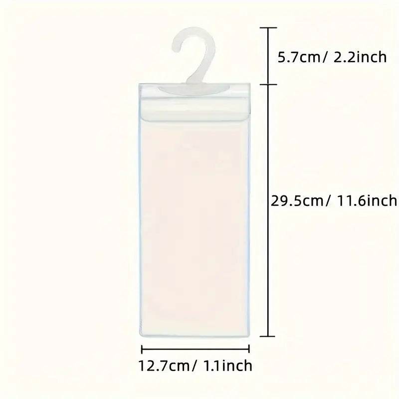 Ultra Clear Disabled Parking Permit Holders with Hangers - Durable Plastic Organizer for Car Visor, Mirror & Home Storage