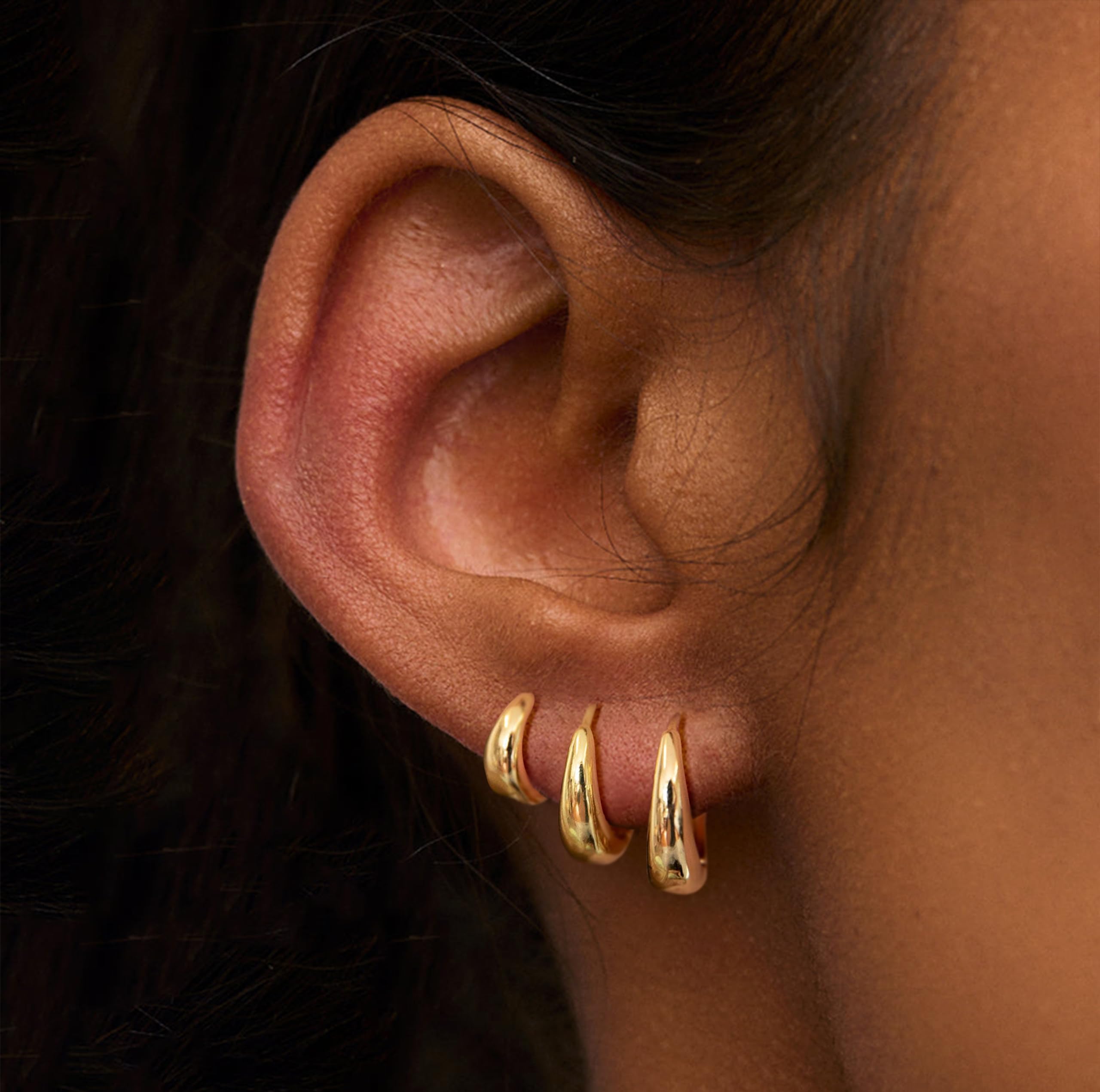 Dainty 14K Gold/Silver Plated Hoop Earrings for Women - Hypoallergenic Huggie Hoops, No Tarnish Jewelry Gift Set | Perfect for Everyday Wear, Parties & Special Occasions