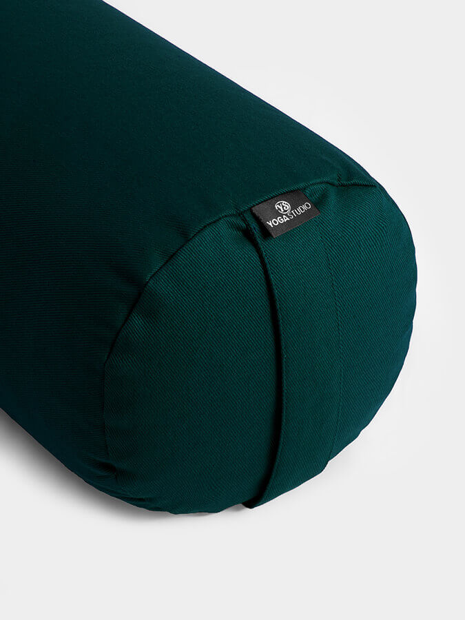 Organic Cotton Buckwheat Meditation Bolster Cushion for Yoga & Zen Relaxation - Perfect for Yoga Studios, Home Meditation & Stress Relief