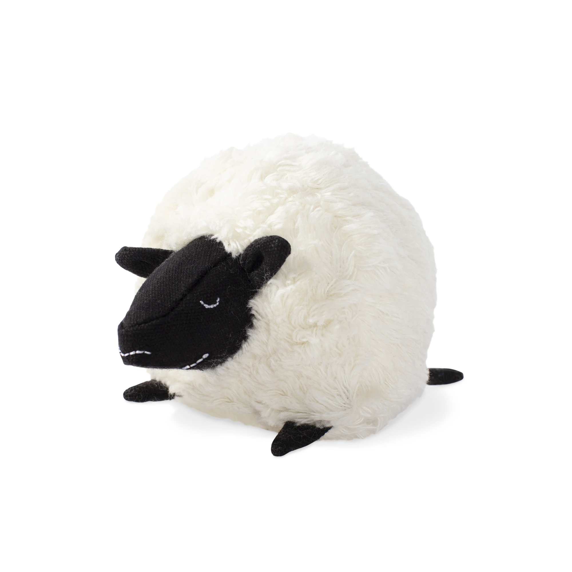 Squeaky Plush Dog Toy with Spikes - Soft Sheep Design for Chewing & Playtime - Perfect for Puppy Teething & Interactive Play