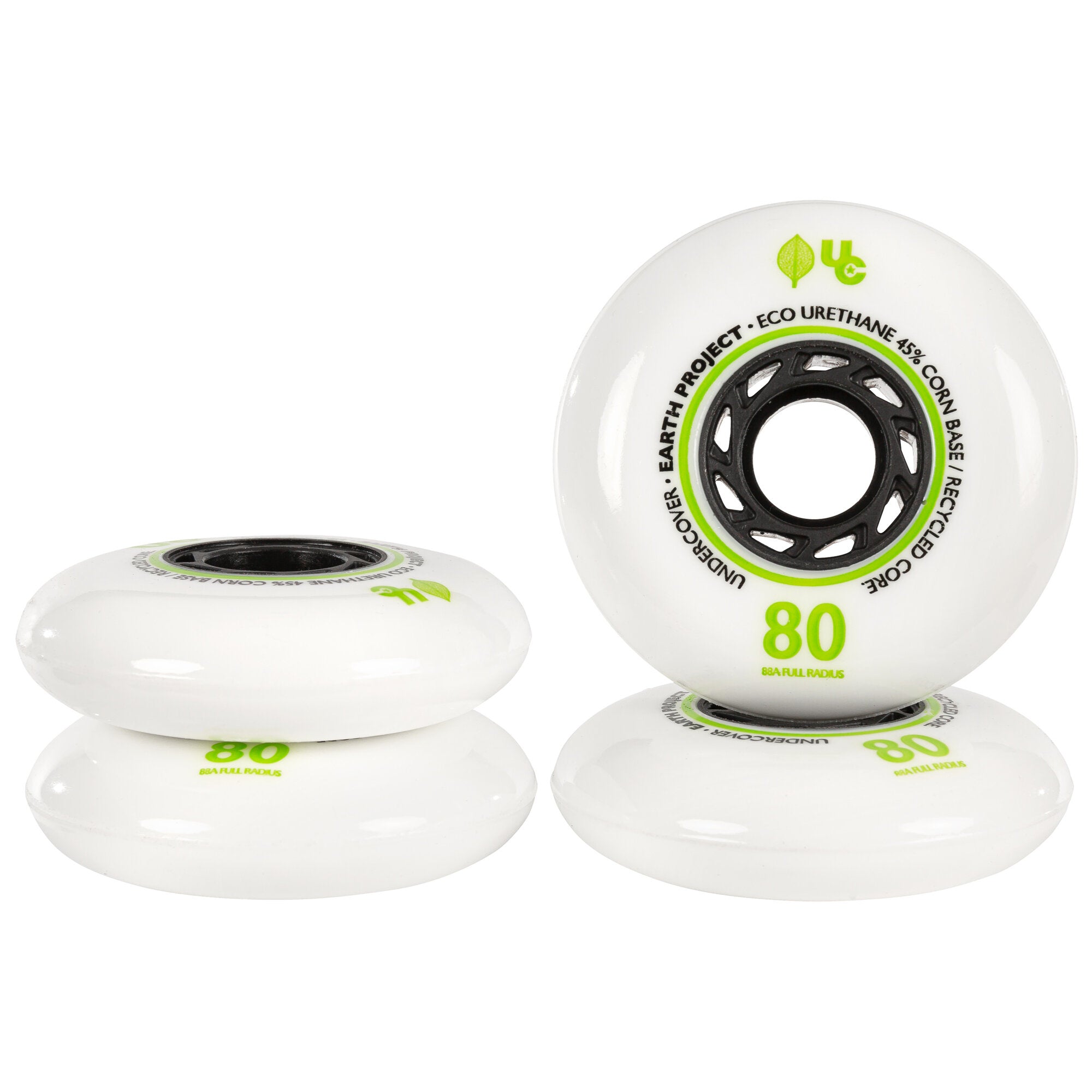 Premium 80/88A Earth Skateboard Wheels - 4 Pack for Smooth Ride & Durability | Perfect for Street Skating, Cruising & Longboard Commuting
