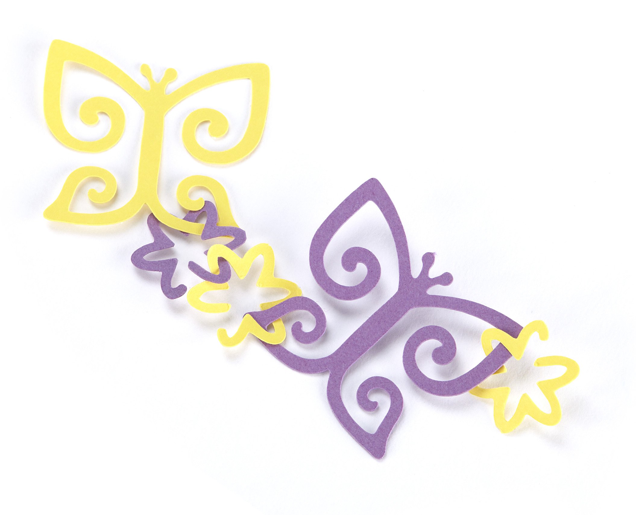 EK Success Garland, Butterfly & Flower Punch Set for Scrapbooking, Card Making & DIY Crafts - Perfect for Greeting Cards, Invitations & Home Decor