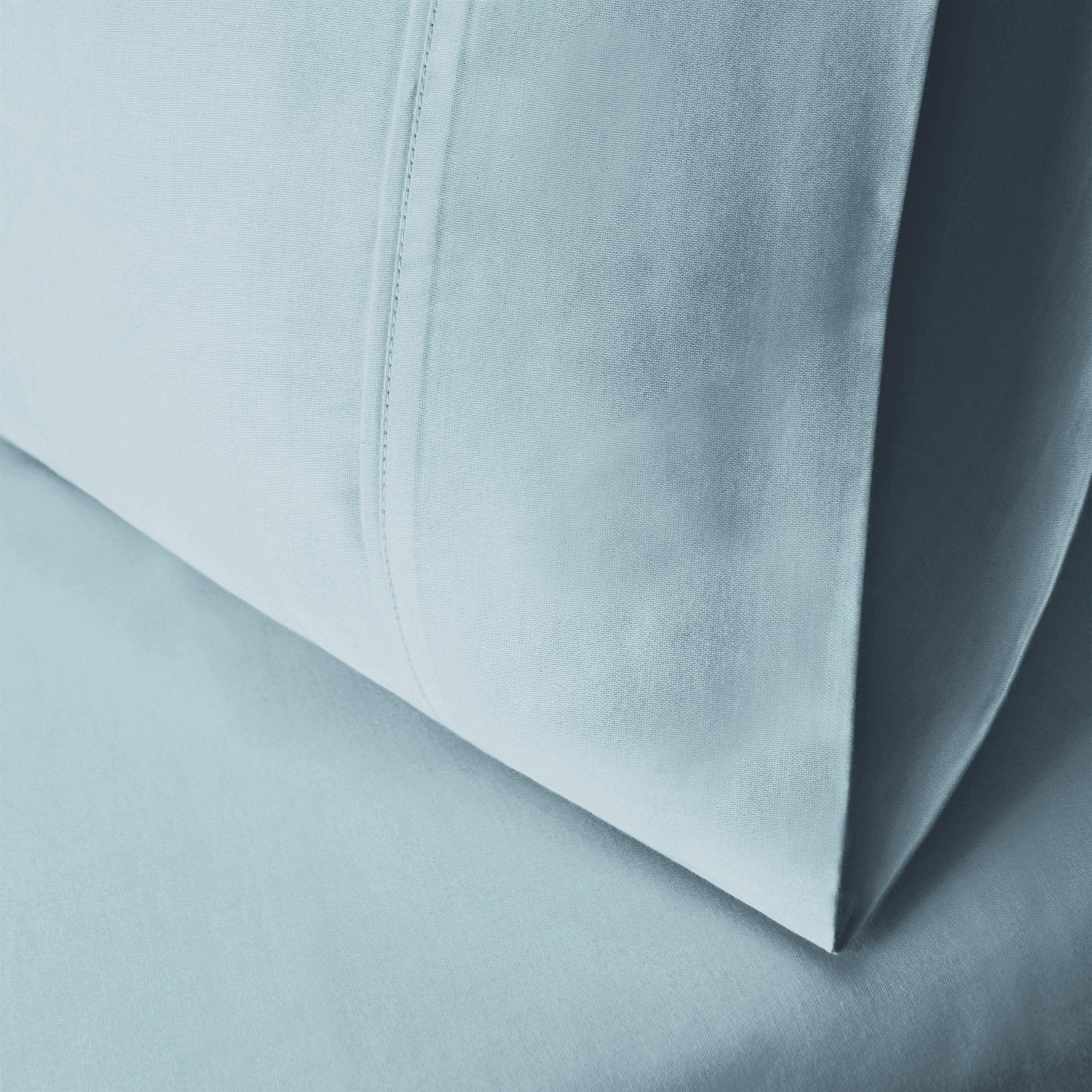 Premium 600 Thread Count Cotton Blend Pillowcase Set - Soft & Breathable for Ultimate Comfort - Perfect for Bedroom, Hotel, and Home Decor