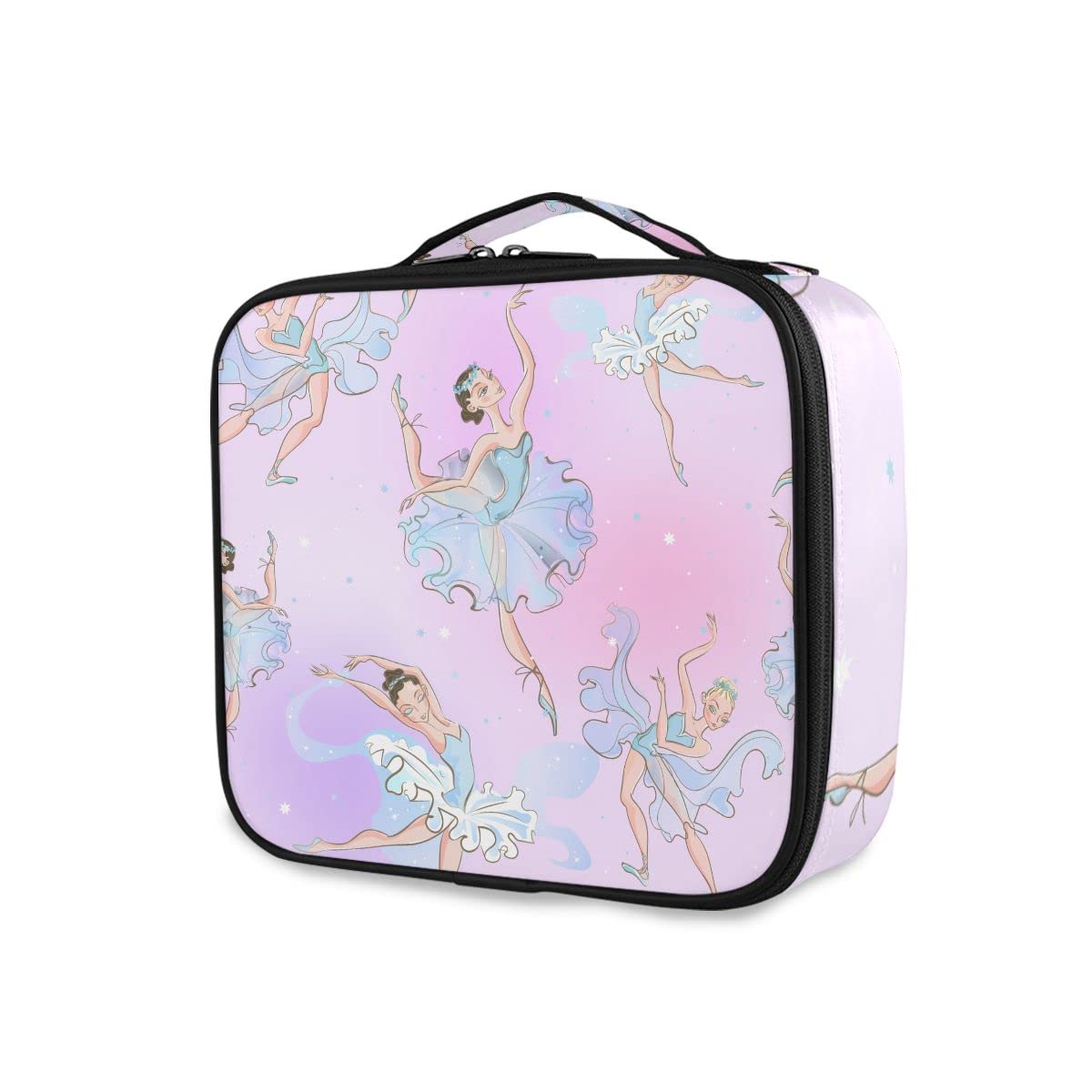 GAIREG Magic Seal Fantasy Symbols Travel Makeup Bag - Waterproof Train Case & Portable Cosmetic Organizer for Ballerinas & Princesses | Perfect for Travel, Dance Recitals & Gift Giving