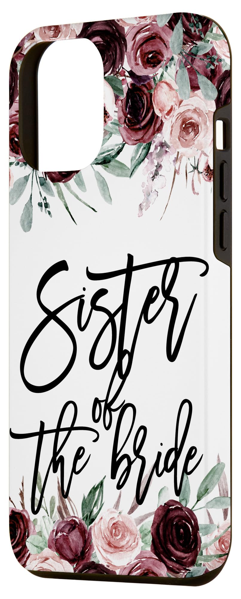 iPhone 12 Pro Max Floral Case - Elegant Flower Print Phone Cover for Bride, Sister & Wedding Party | Perfect for Bridal Showers, Weddings & Special Occasions