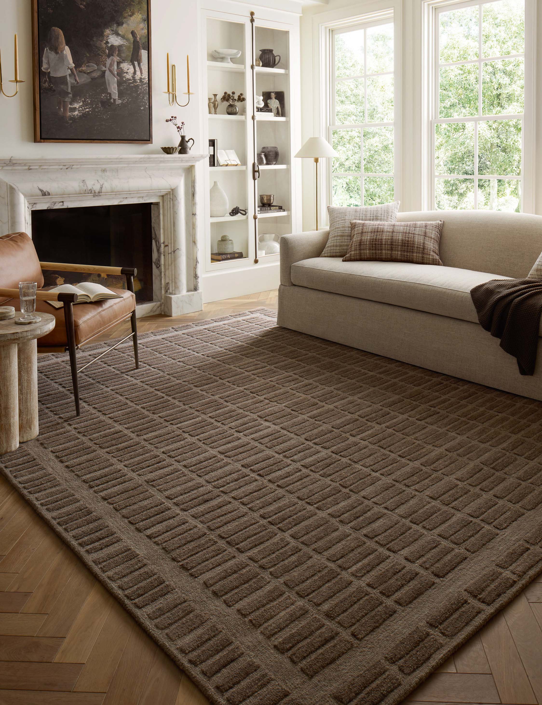 Bradley I Hand Tufted Wool Rug by Chris Loves Julia x Loloi | Soft & Durable Area Rug for Living Room, Bedroom & Home Decor