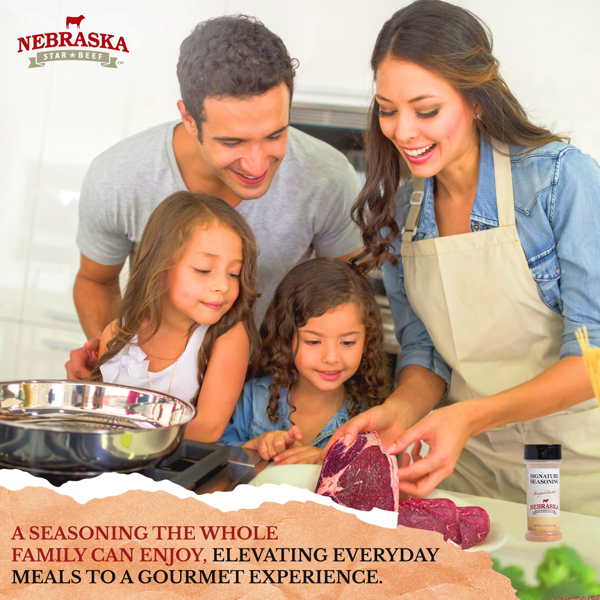 Premium Nebraska Star Angus Steak Sampler Gift Box - USDA Prime Beef Cuts for Grilling, BBQ & Special Occasions - Perfect Steak Gift for Father's Day, Anniversary & Holidays