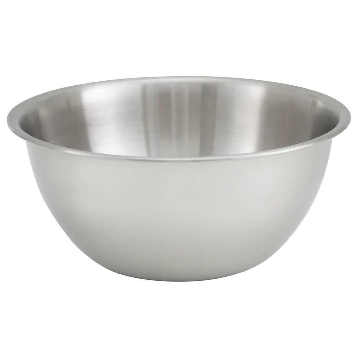 Winco MXBH 800 8 Quart Heavy Duty Stainless Steel Mixing Bowl - Perfect for Baking, Cooking, and Food Prep in Commercial Kitchens & Home Use