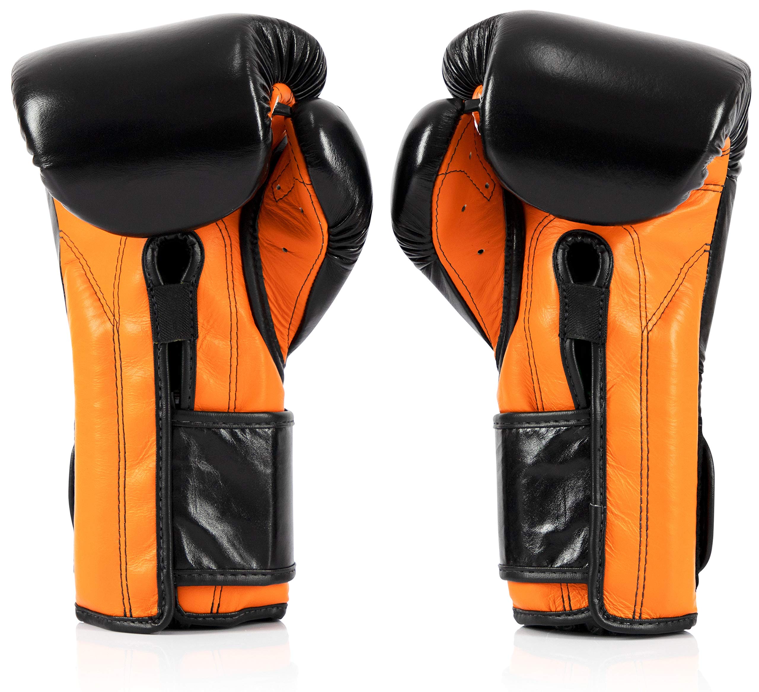 Fairtex BGV9 Muay Thai Boxing Gloves for Professional Fighters & Trainers - Mexican Style MMA Gloves for Heavy Hitters - Lightweight Shock-Absorbing Martial Arts Gloves for Sparring, Bag Work & Competition