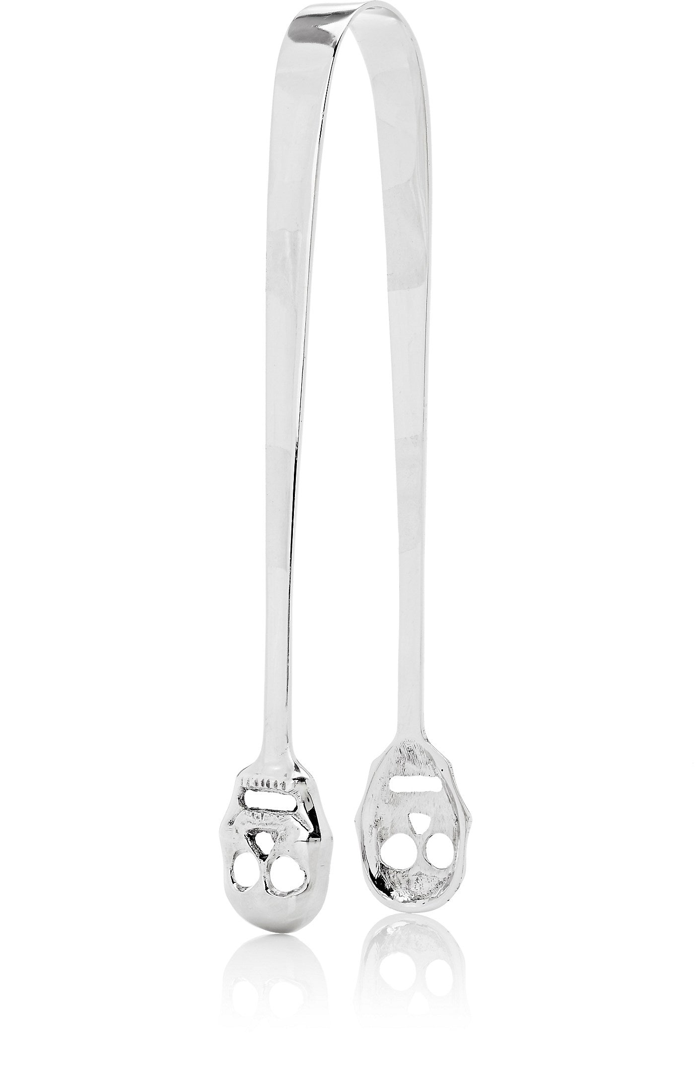 Premium Stainless Steel Skull Ice Tongs - Heavy Duty Barware for Cocktails, Whiskey, and Party Drink Serving