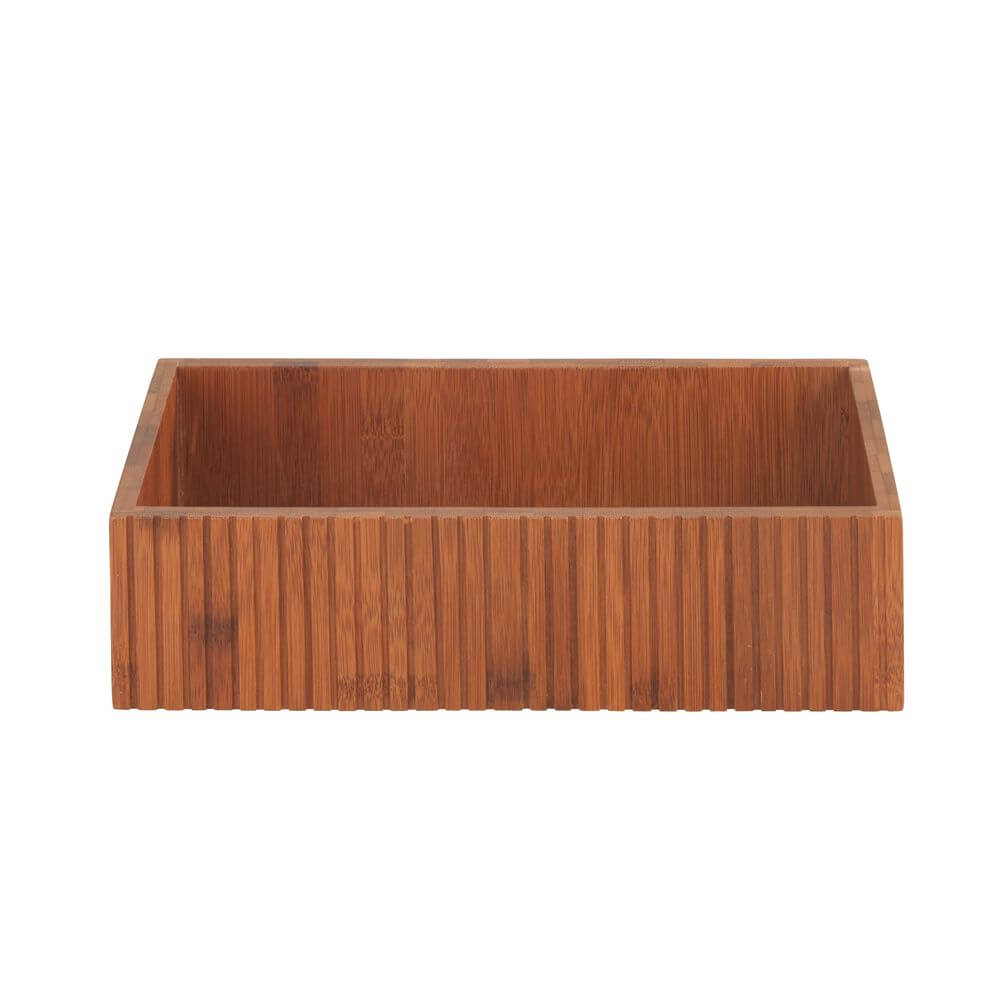 Premium Bamboo Storage Box - Eco-Friendly & Durable Organizer for Home, Office, or Kitchen | Perfect for Organizing Toys, Books, Spices & More
