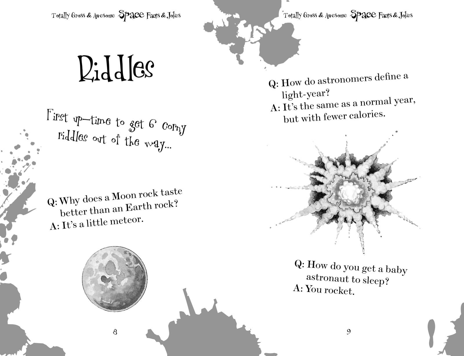 Space Facts & Jokes Book - Totally Gross & Awesome Science Humor for Kids | Perfect for Classroom Learning & Family Fun