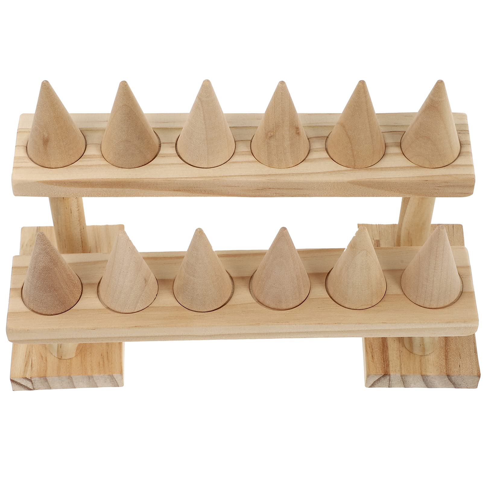 EXCEART Wooden Jewelry Display Stand - 1pc Bracelet Holder for Necklaces, Rings & Watches - Perfect for Boutique, Jewelry Store & Home Decor