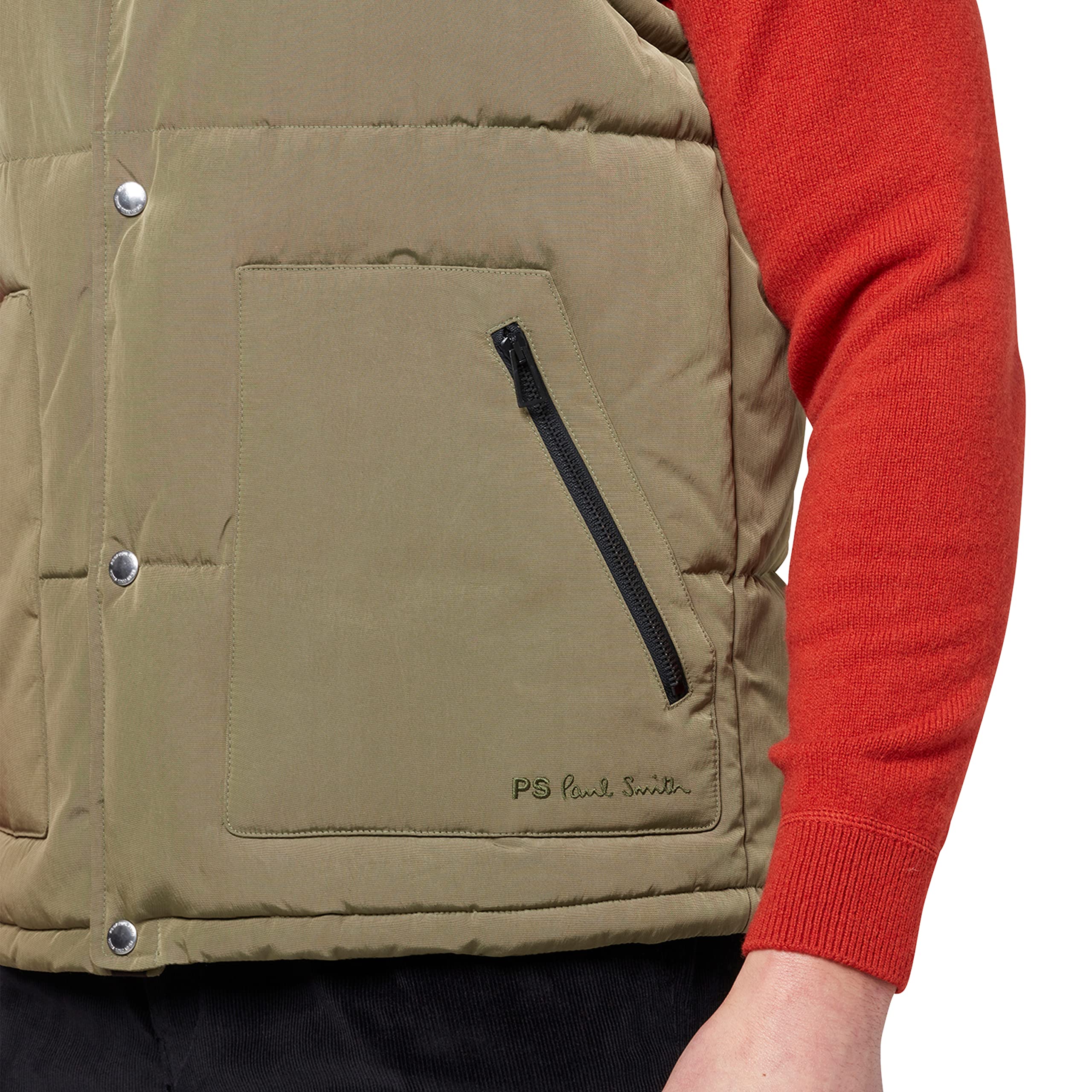 Paul Smith Men's Gilet Vest - Lightweight Quilted Puffer Jacket for Outdoor Activities & Casual Wear