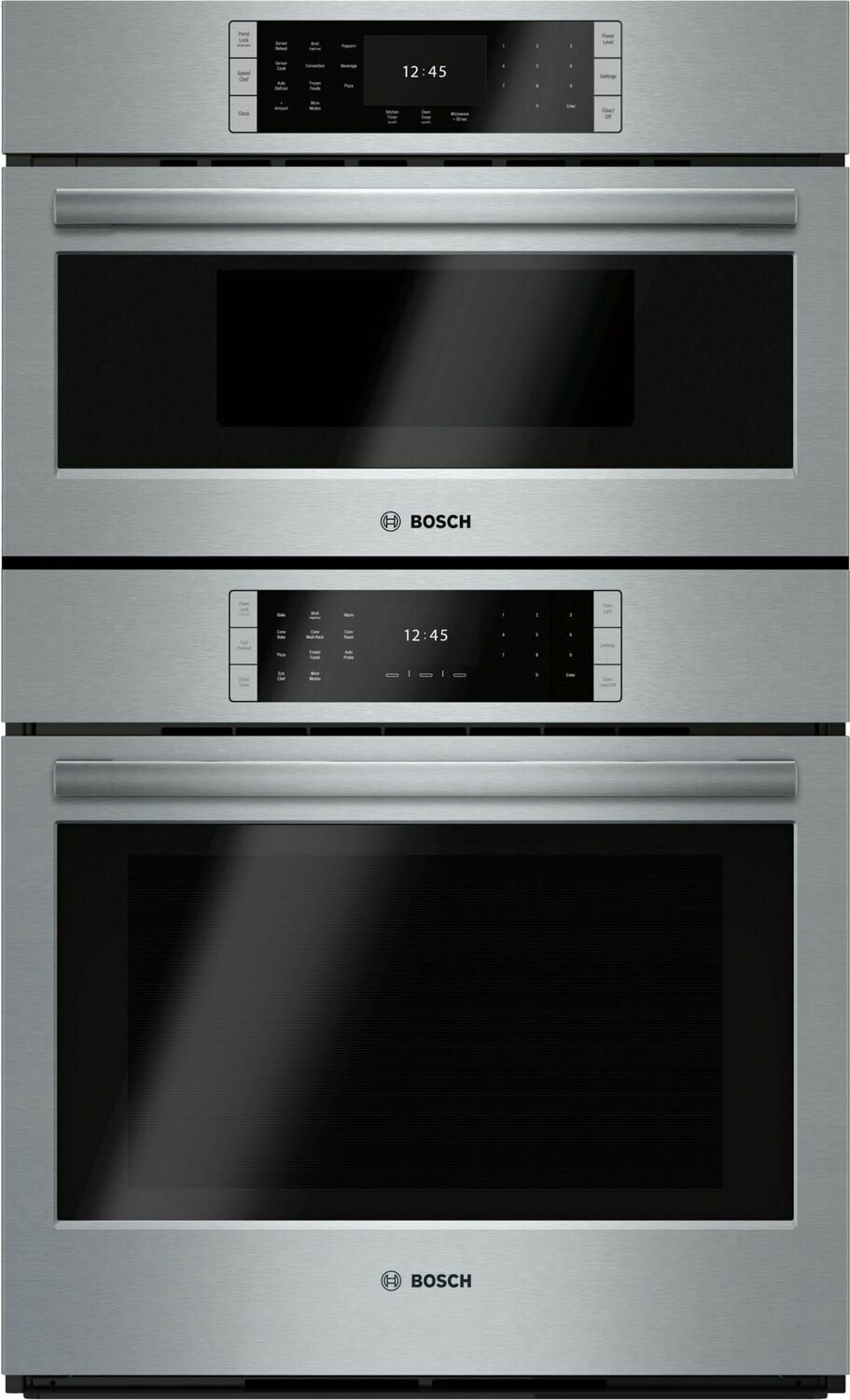 Bosch Benchmark Series HBLP752UC Combination Oven with Speed Oven - Stainless Steel | Built-in Microwave & Convection Oven for Modern Kitchens | Perfect for Baking, Roasting & Quick Meal Prep
