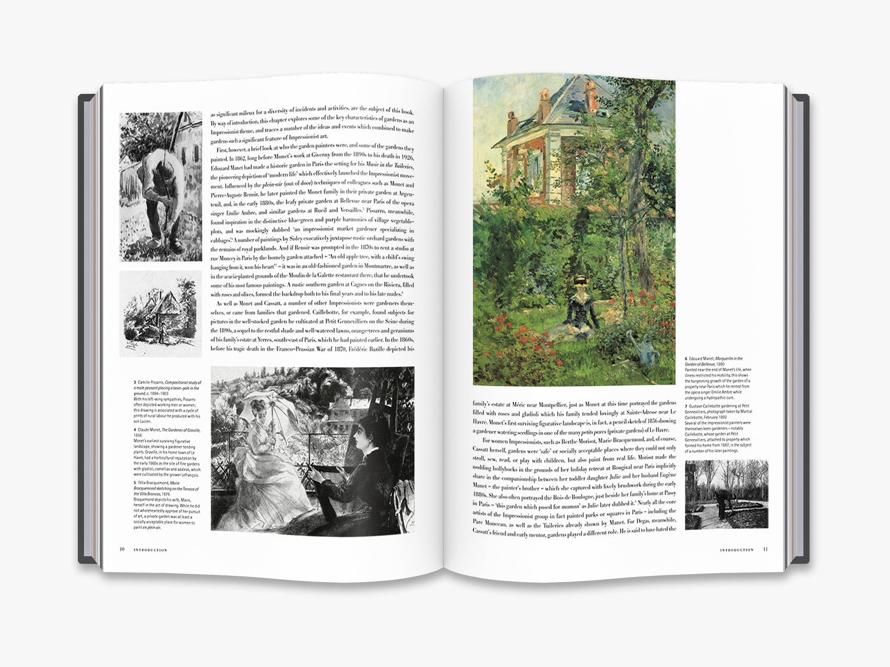 Impressionist Garden Art Prints - Hand-Painted Canvas Wall Decor for Home & Office - Perfect for Living Room, Bedroom & Gallery Displays