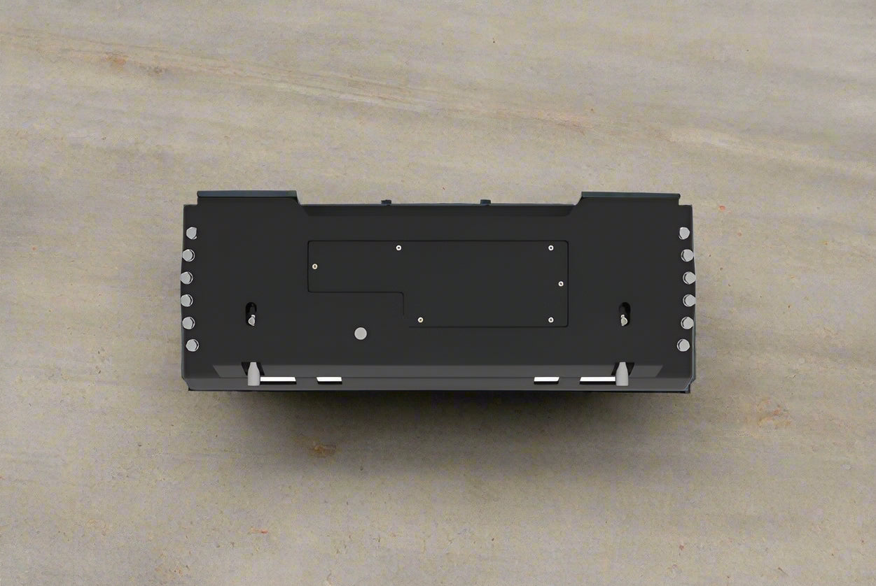 HTMP1220 Hydraulic Tilt Mount Rotator Plate Attachment for Skid Steer Loaders - Heavy Duty 360° Rotation for Excavation, Landscaping & Construction Work