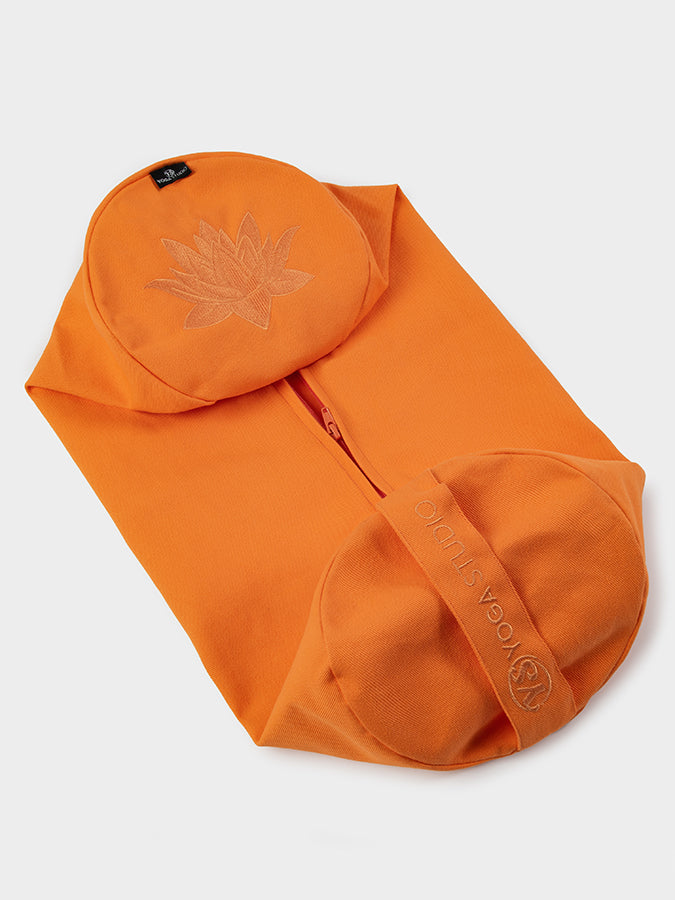 GOTS Certified Organic Cotton Yoga Bolster Cover - Eco-Friendly Replacement for Yoga Studio & Home Practice - Perfect for Meditation, Restorative Yoga & Relaxation