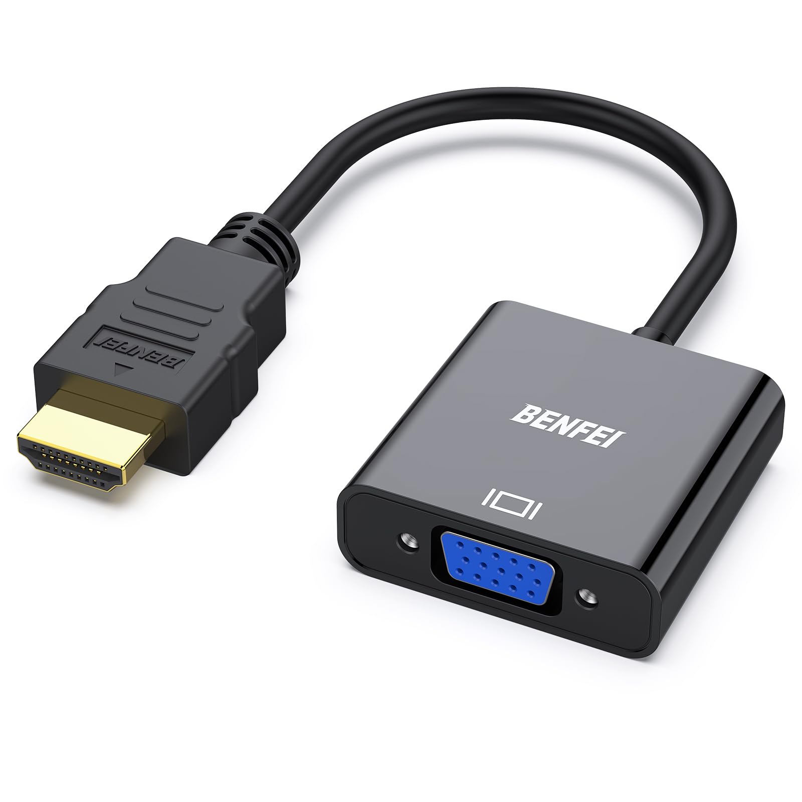 BENFEI HDMI to VGA Adapter 20 Pack - Gold Plated Male to Female Converter for Computer Monitor Projector HDTV - Compatible with Laptop PC Chromebook Raspberry Pi Roku Xbox - Perfect for Home Office Gaming and Presentations