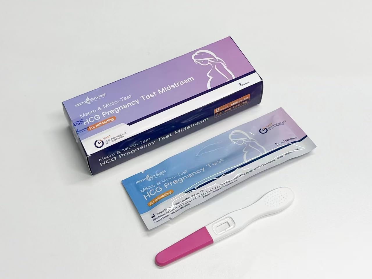 HCG Pregnancy Test Kit - Early Detection, Accurate Results for Home Use | Best for Trying to Conceive & Fertility Tracking