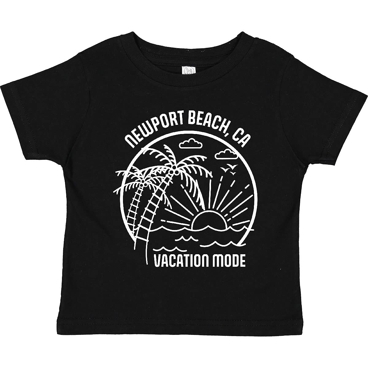 Inktastic Summer Vacation Mode Newport Beach California Toddler T-Shirt - Cute Kids Beach Outfit for Family Vacations & Summer Fun