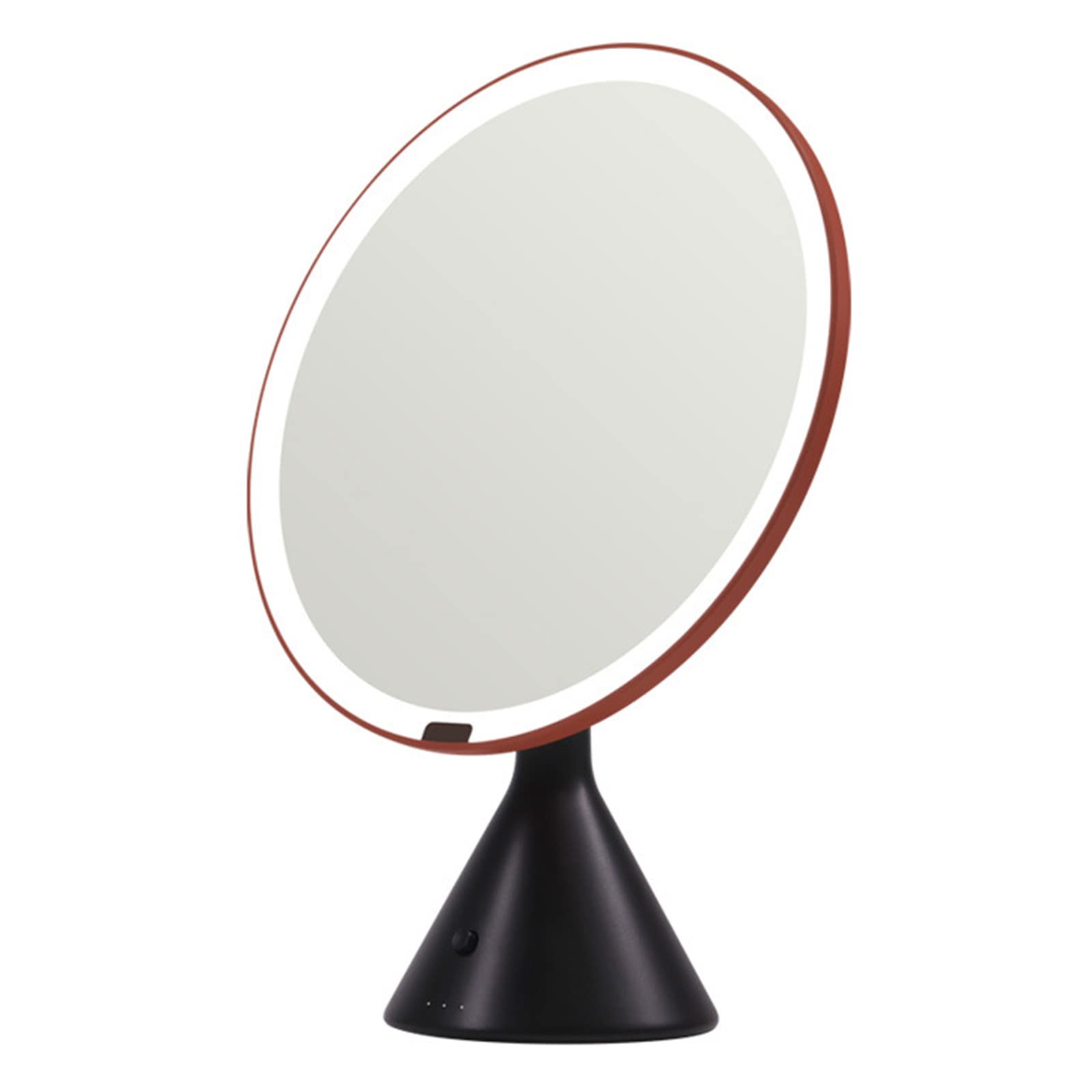 ASZX LED Makeup Mirror with Touch Screen - 360° Rotatable Vanity Mirror with Adjustable Brightness, Professional Beauty Mirror for Home & Salon Use - Perfect for Makeup Application, Skincare Routine and Hair Styling
