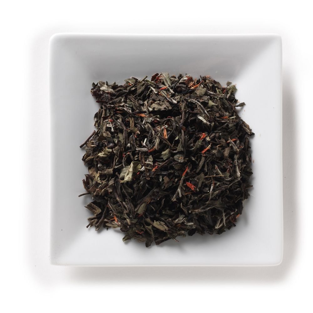 Mahamosa Pomegranate White Tea 4 oz - Premium Loose Leaf Flavored White Tea Blend with Safflower, Rosehips & Natural Flavoring | Antioxidant Rich, Delicate Flavor | Perfect for Relaxation, Afternoon Tea & Gifts