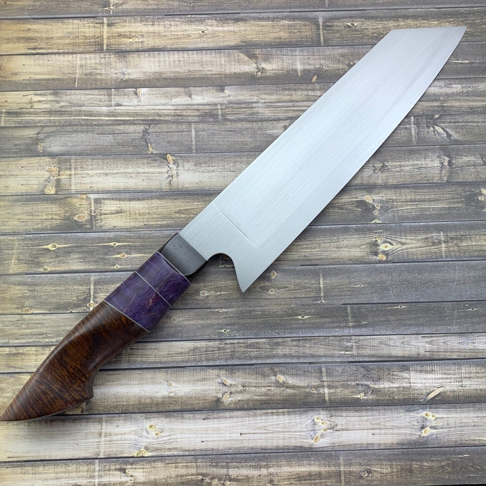 Joe Edson 205mm AEB-L Stainless Steel K-Tip Bunka Custom Chef Knife – Premium Japanese Kitchen Knife for Slicing, Dicing, and Precision Cooking