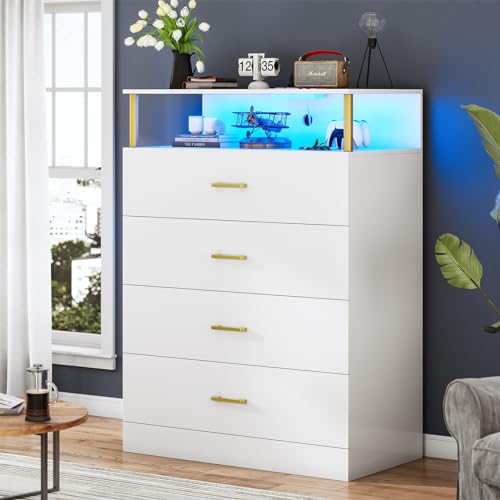 4 Drawers (Tall-white)